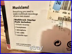 Vintage Tascam Multitrack Cassette Starter Pack Unopened