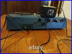 Vintage Tascam Porta 02 Blue MiniStudio Portable 4-Track Cassette Recorder