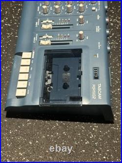 Vintage Tascam Porta 02 Blue MiniStudio Portable 4-Track Cassette Recorder