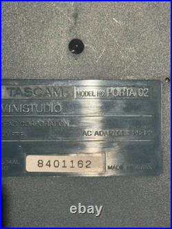 Vintage Tascam Porta 02 Blue MiniStudio Portable 4-Track Cassette Recorder Vintage Tascam Porta 02 Blue MiniStudio Portable 4-Track Cassette Recorder