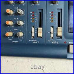 Vintage Tascam Porta 02 MKII Blue MiniStudio Portable 4-Track Cassette Recorder