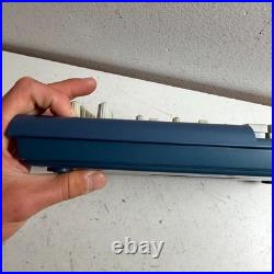 Vintage Tascam Porta 02 MKII Blue MiniStudio Portable 4-Track Cassette Recorder