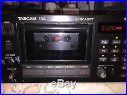 Vintage Tascam Syncast 134b 4 Track Cassette Recorder Low Hours