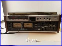 Vintage Teac Cassette Deck Tape Player Recorder 450 with Dust Cover