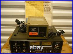 Vintage Teac PC-10 Stereo Portable Cassette Recorder & Teac PA-2 Power Adaptor