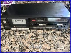 Vintage Technics Cassette Deck Recorder Tape Player Hi-Fi Dolby 80s Metal VIDEO