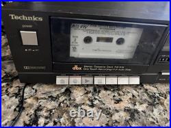 Vintage Technics Cassette Deck Recorder Tape Player Hi-Fi Dolby 80s Metal VIDEO