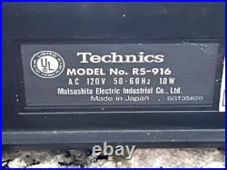 Vintage Technics Cassette Deck Recorder Tape Player Hi-Fi Dolby 80s Metal VIDEO