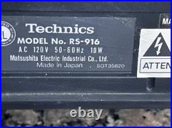 Vintage Technics Cassette Deck Recorder Tape Player Hi-Fi Dolby 80s Metal VIDEO