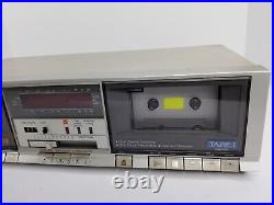 Vintage Technics RS-B11W Stereo Dual Cassette Tape Deck Player Recorder Silver