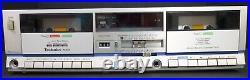 Vintage Technics RS-M222 Dual Cassette Tape Deck Player Recorder WORKS PERFECT