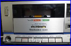 Vintage Technics RS-M222 Dual Cassette Tape Deck Player Recorder WORKS PERFECT