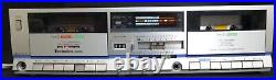 Vintage Technics RS-M222 Dual Cassette Tape Deck Player Recorder WORKS PERFECT