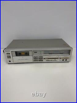 Vintage Technics RS-M231X Cassette Deck Tape Player Recorder DBX Silver Tested