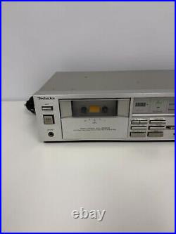 Vintage Technics RS-M231X Cassette Deck Tape Player Recorder DBX Silver Tested