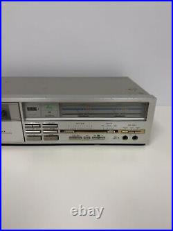 Vintage Technics RS-M231X Cassette Deck Tape Player Recorder DBX Silver Tested