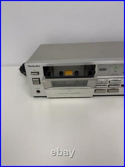 Vintage Technics RS-M231X Cassette Deck Tape Player Recorder DBX Silver Tested