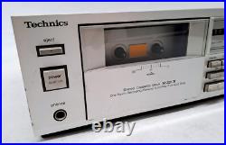 Vintage Technics RS-M234X Cassette Deck Tape Player Recorder DBX Silver Vintage Technics RS-M234X Cassette Deck Tape Player Recorder DBX Silver