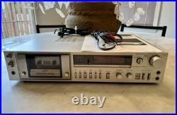 Vintage Technics RS-M270X Direct Drive Cassette Deck Tested Works withManual M270X