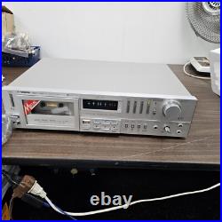 Vintage Teknika 8861 Stereo Hi-Fi Casette Deck Japan Silver Works