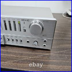 Vintage Teknika 8861 Stereo Hi-Fi Casette Deck Japan Silver Works