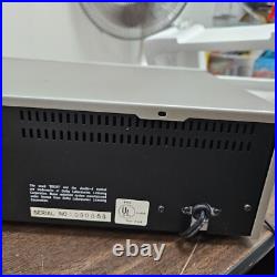 Vintage Teknika 8861 Stereo Hi-Fi Casette Deck Japan Silver Works