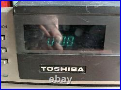 Vintage Toshiba Betamax Video Cassette Recorder V-8600B