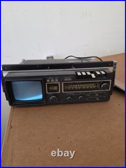 Vintage Toshiba GT-5000 TV Radio Cassette Recorder RARE Powers On SEE