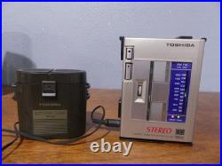Vintage Toshiba KT-VS1 Model Portable Cassette Player with Tuner Pack Still In Box