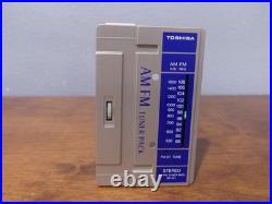 Vintage Toshiba KT-VS1 Model Portable Cassette Player with Tuner Pack Still In Box