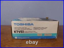 Vintage Toshiba KT-VS1 Model Portable Cassette Player with Tuner Pack Still In Box