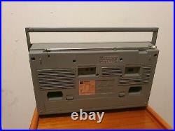 Vintage Toshiba Rt-80s Stereo Radio Cassette Recorder Boombox Ghettoblaster