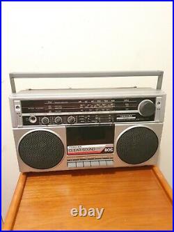Vintage Toshiba Rt-80s Stereo Radio Cassette Recorder Boombox Ghettoblaster