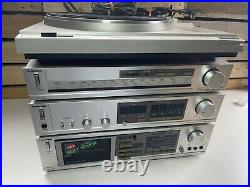 Vintage Toshiba System CD Cassette Radio Record Player Tested & Working
