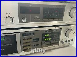 Vintage Toshiba System CD Cassette Radio Record Player Tested & Working