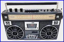 Vintage Trident CX-449F Boombox Ghettoblaster Stereo Radio Cassette Recorder