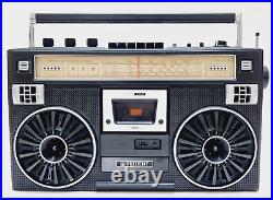 Vintage Trident CX-449F Boombox Ghettoblaster Stereo Radio Cassette Recorder