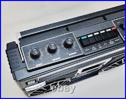 Vintage Trident CX-449F Boombox Ghettoblaster Stereo Radio Cassette Recorder