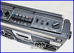 Vintage Trident CX-449F Boombox Ghettoblaster Stereo Radio Cassette Recorder