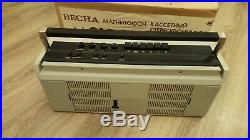 Vintage USSR Cassette Recorder VESNA. 212 -4 original box