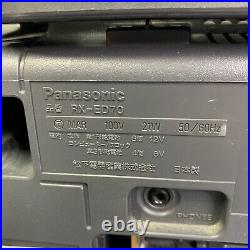 Vintage Uber Rare PANASONIC RX-ED70 RADIO/ Double CASSETTE Recorder/ CD Tested