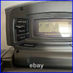 Vintage Uber Rare PANASONIC RX-ED707 RADIO/ Double CASSETTE Recorder/ CD Tested