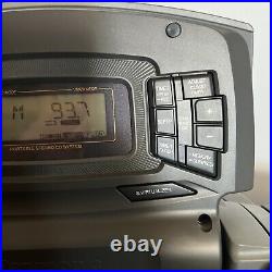 Vintage Uber Rare PANASONIC RX-ED707 RADIO/ Double CASSETTE Recorder/ CD Tested