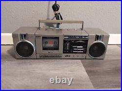 Vintage Unitech CX-1100 Boombox FM/AM cassette stereo Recorder Radio Tested