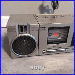 Vintage Unitech CX-1100 Boombox FM/AM cassette stereo Recorder Radio Tested