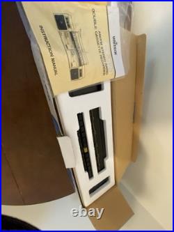 Vintage Unitech CX-520 AM/FM Stereo Double Cassette Recorder Boombox WithBox