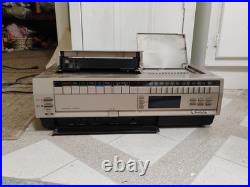 Vintage VCR Hitachi VT-9100 Multi-System VHS Video Deck Cassette Deck Working Vintage VCR Hitachi VT-9100 Multi-System VHS Video Deck Cassette Deck Working
