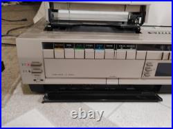 Vintage VCR Hitachi VT-9100 Multi-System VHS Video Deck Cassette Deck Working Vintage VCR Hitachi VT-9100 Multi-System VHS Video Deck Cassette Deck Working