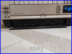 Vintage VCR Hitachi VT-9100 Multi-System VHS Video Deck Cassette Deck Working Vintage VCR Hitachi VT-9100 Multi-System VHS Video Deck Cassette Deck Working