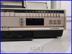 Vintage VCR Hitachi VT-9100 Multi-System VHS Video Deck Cassette Deck Working Vintage VCR Hitachi VT-9100 Multi-System VHS Video Deck Cassette Deck Working